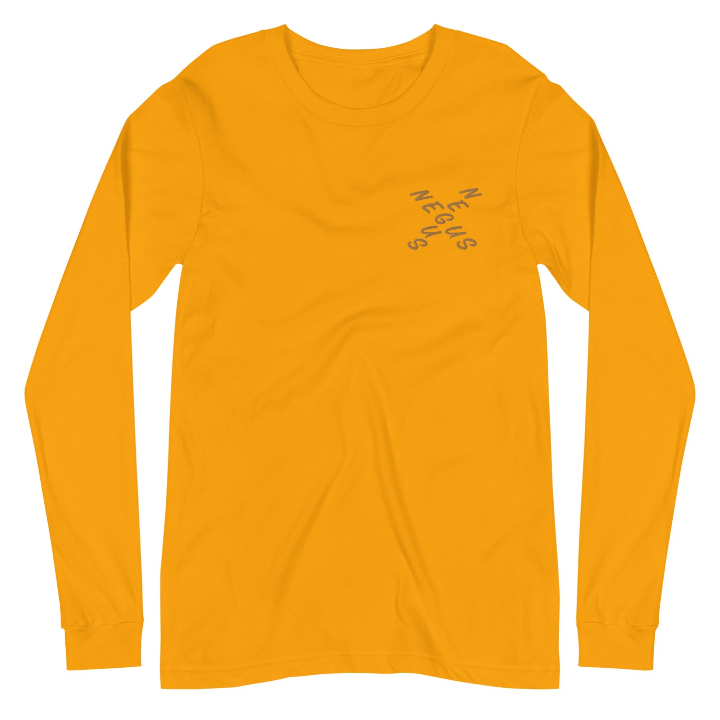 Embroidered Crossing Negus Trap Long Sleeve Tee (F&B)