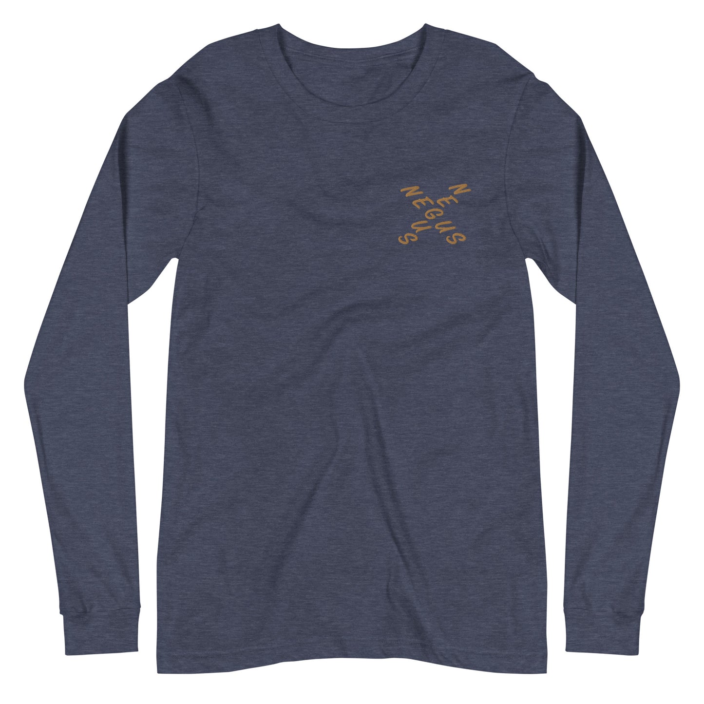 Embroidered Crossing Negus Trap Long Sleeve Tee (F&B)