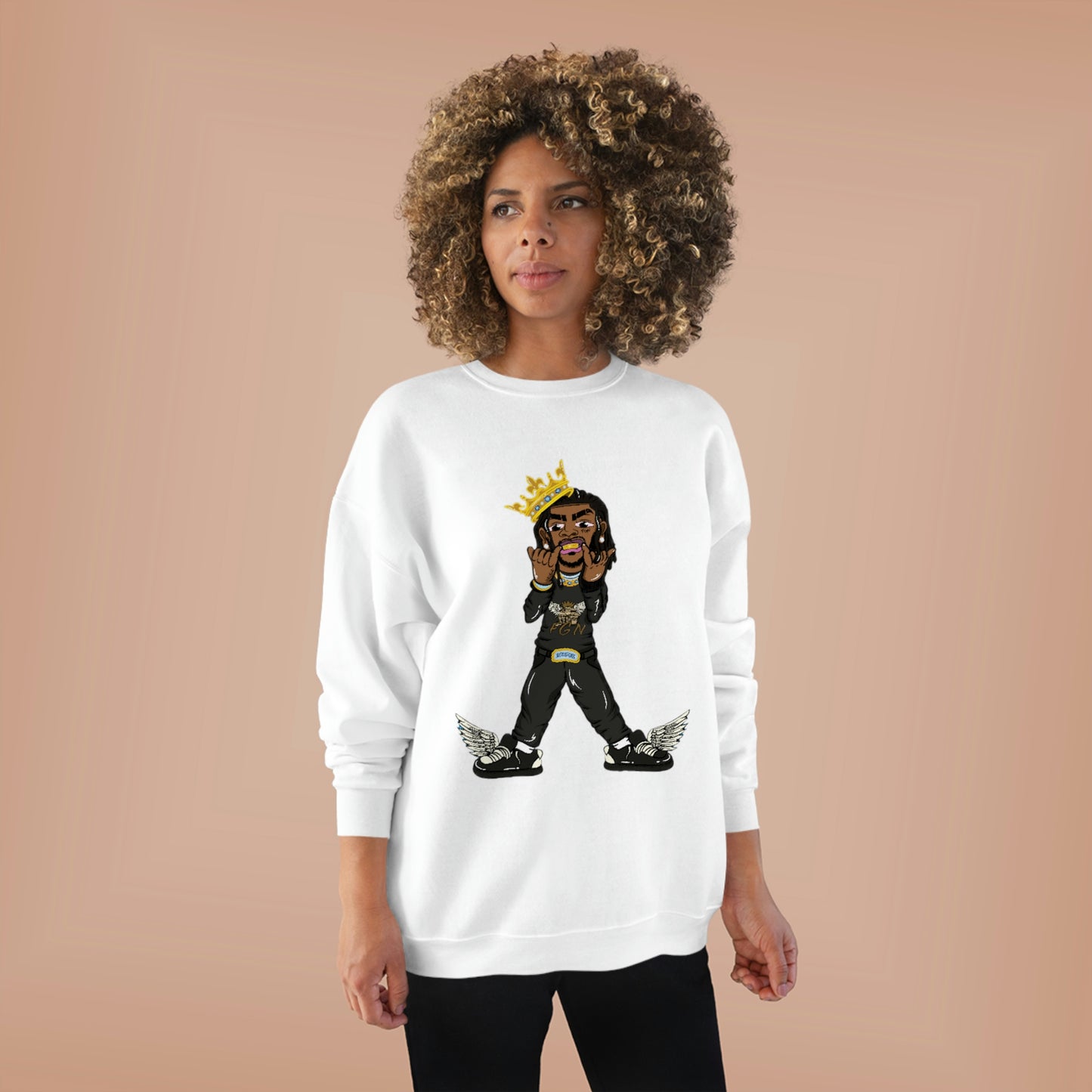 Ghetto Negus Unisex EcoSmart® Crewneck