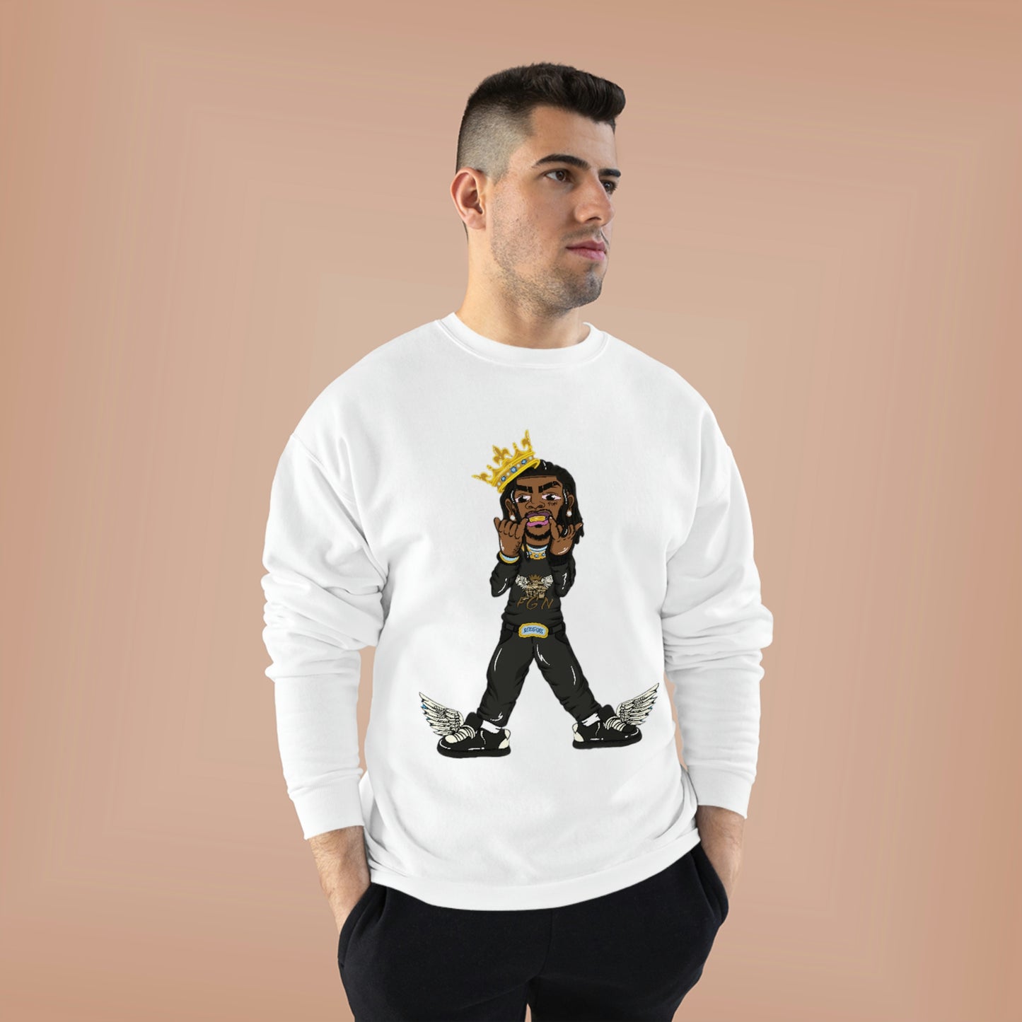 Ghetto Negus Unisex EcoSmart® Crewneck