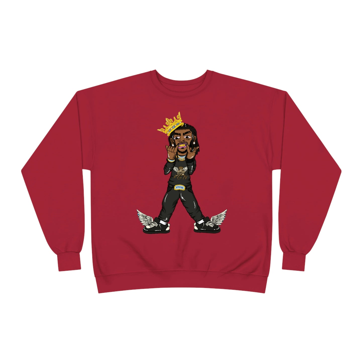 Ghetto Negus Unisex EcoSmart® Crewneck