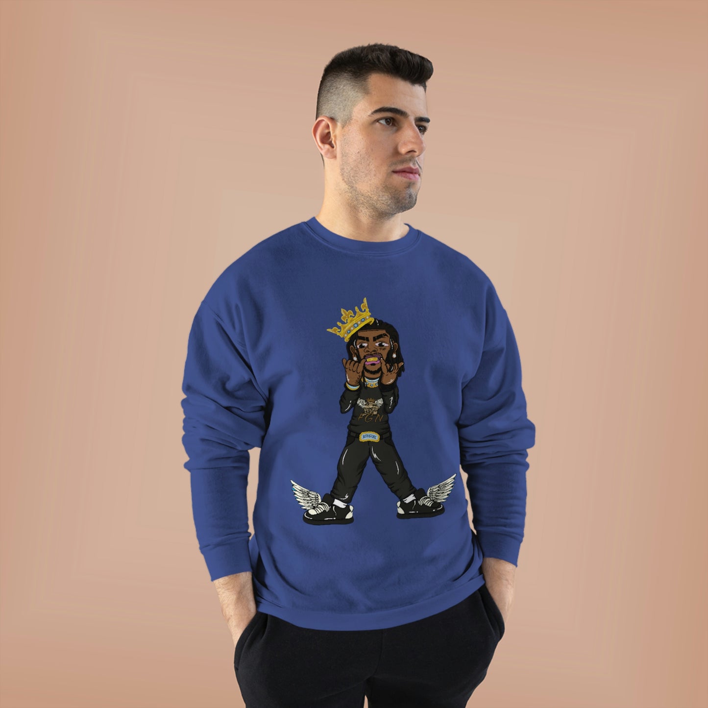 Ghetto Negus Unisex EcoSmart® Crewneck