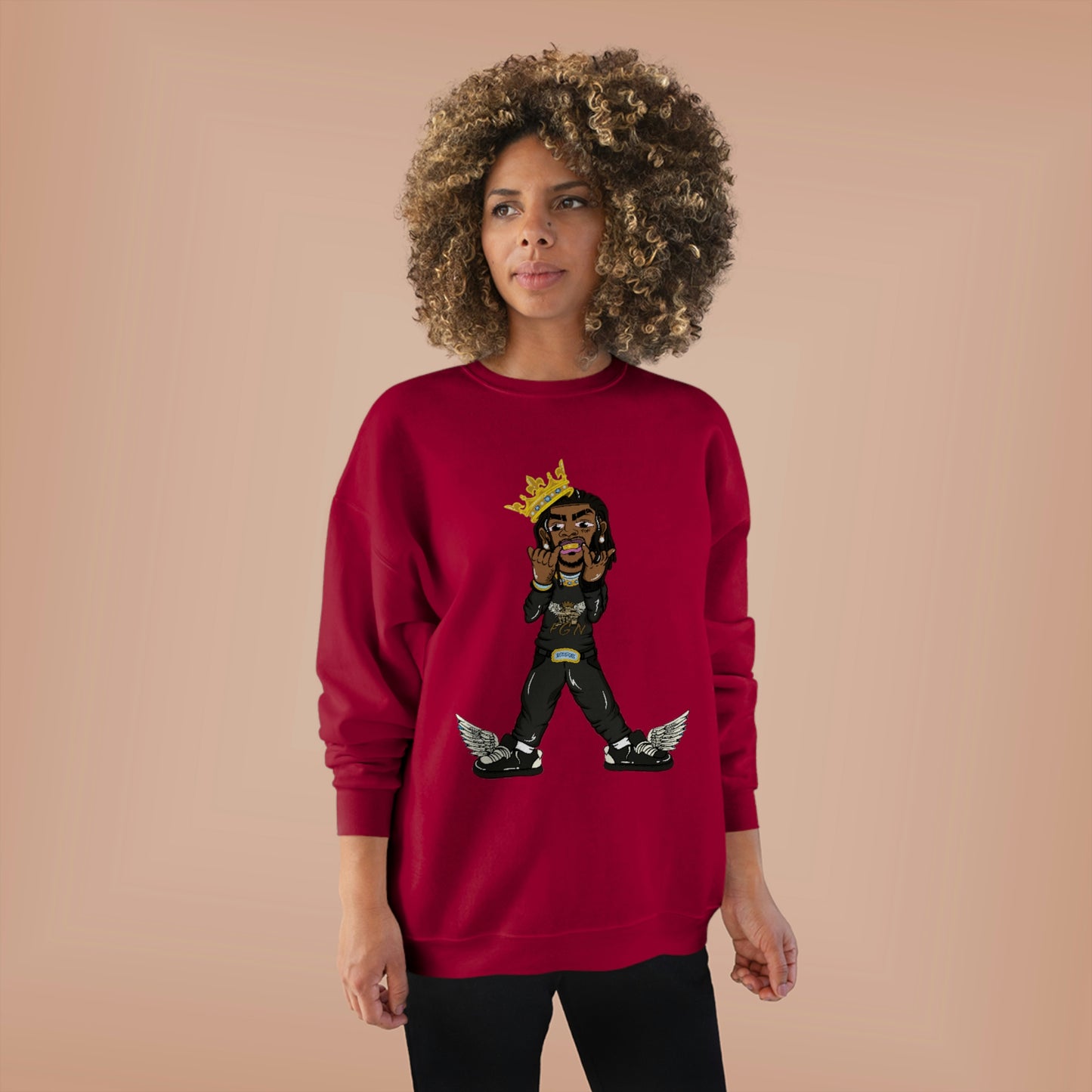 Ghetto Negus Unisex EcoSmart® Crewneck