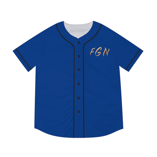 FGN Nip Blue Baseball Jersey