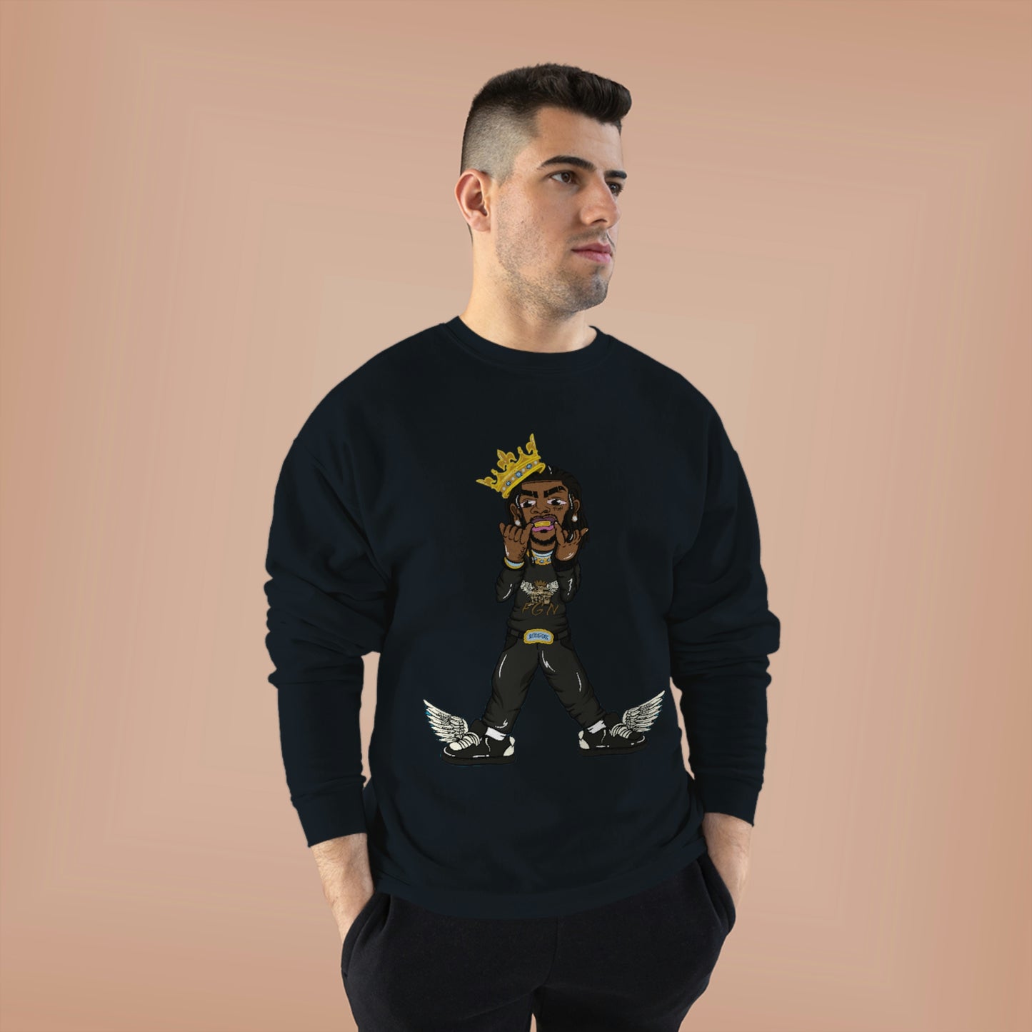 Ghetto Negus Unisex EcoSmart® Crewneck