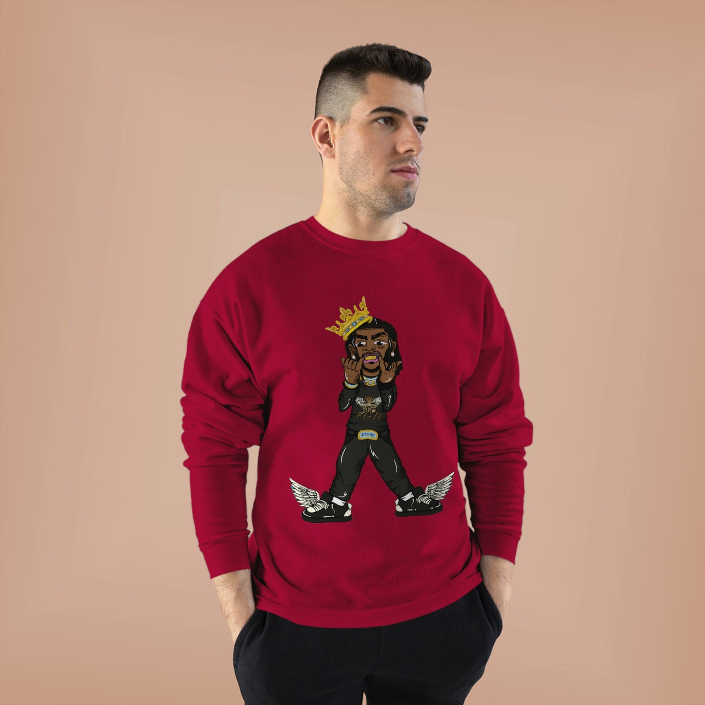 Ghetto Negus Unisex EcoSmart® Crewneck