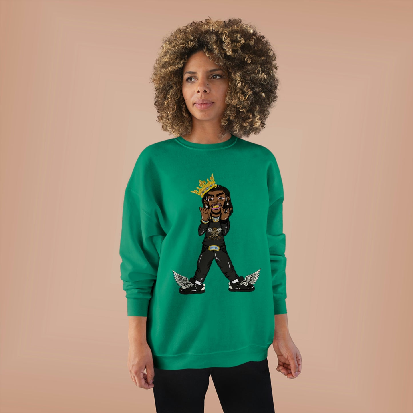 Ghetto Negus Unisex EcoSmart® Crewneck