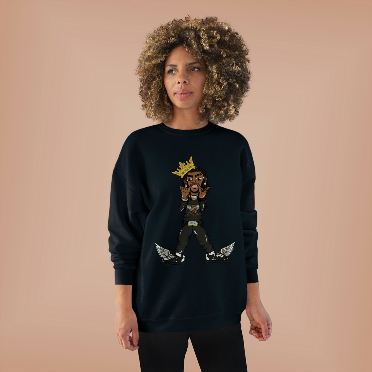 Ghetto Negus Unisex EcoSmart® Crewneck