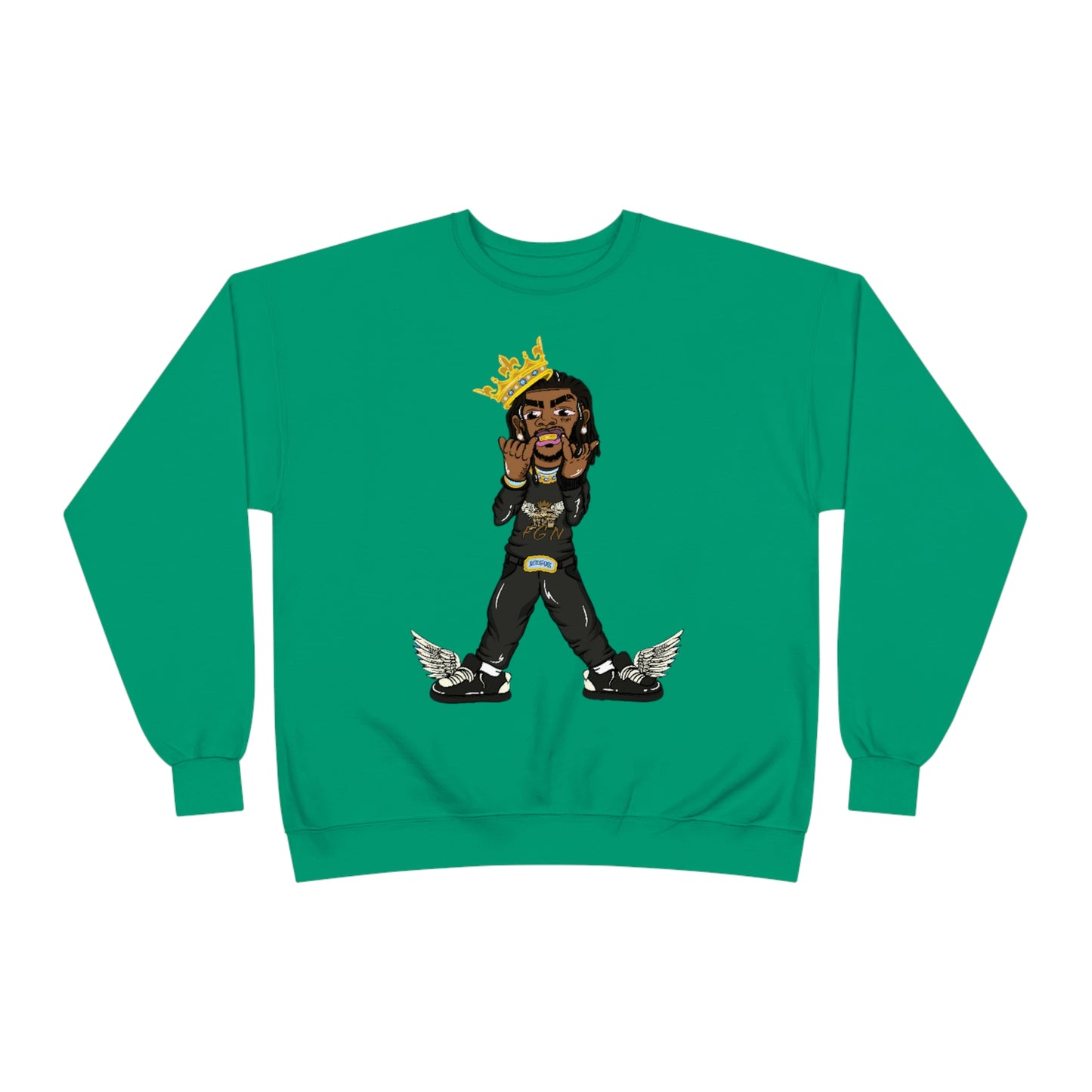 Ghetto Negus Unisex EcoSmart® Crewneck