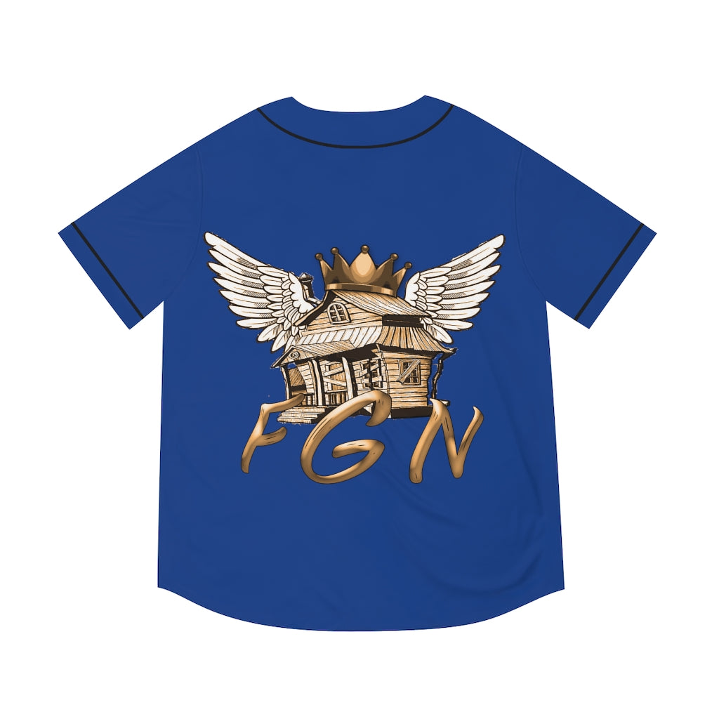 FGN Nip Blue Baseball Jersey