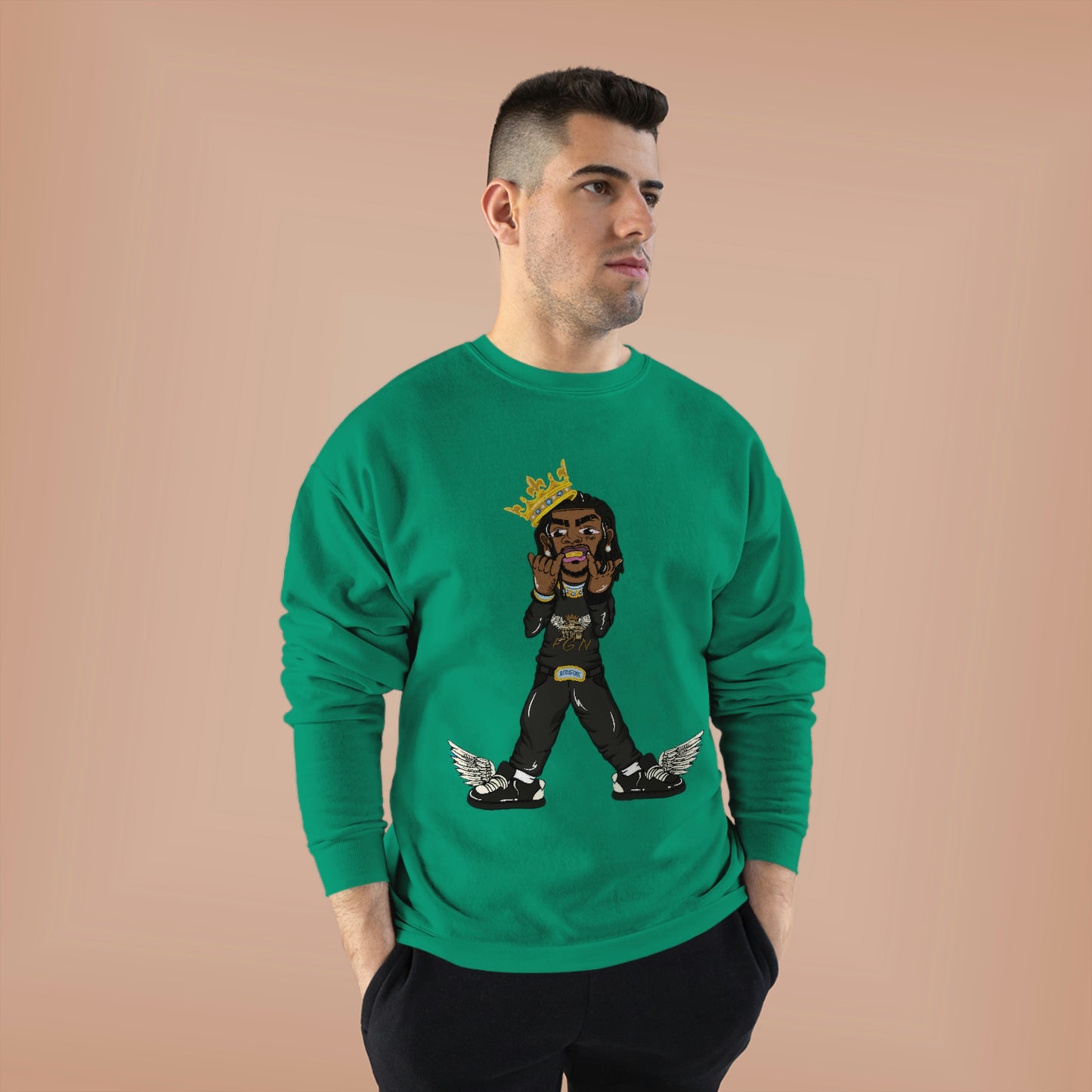 Ghetto Negus Unisex EcoSmart® Crewneck